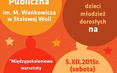 Zrób w bibliotece rodzinną kartkę świąteczną