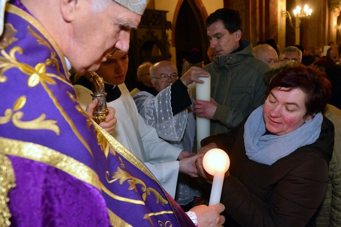 Nieszpory 1050 rocznicy - świece