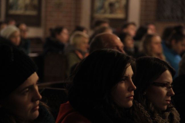 Symbole ŚDM w parafii NSJ w Gdańsku