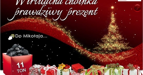 Wirtualna choinka, prawdziwe prezenty