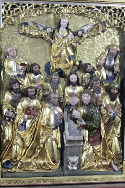 Ołtarz gotycki - duma Pisarzowic