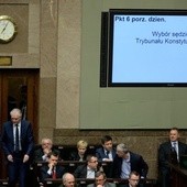 Burza w Sejmie: Wybrano 5 nowych sędziów TK
