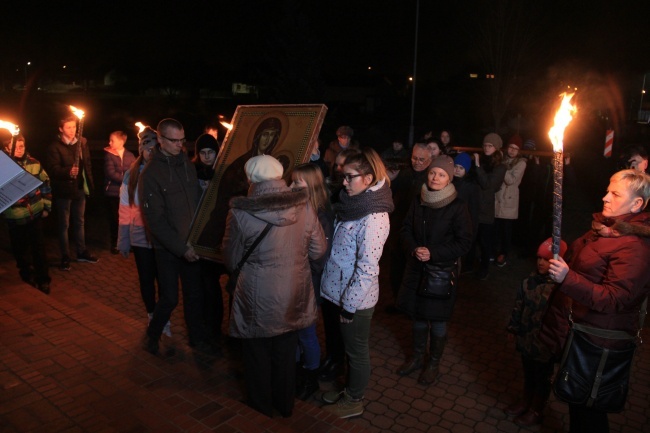 Symbole ŚDM w Pruszczu Gdańskim 