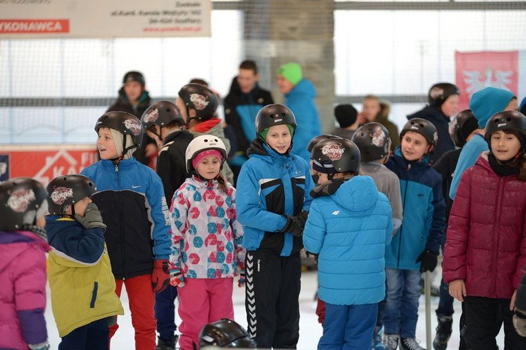 Spotkanie z Mikołajem na lodzie