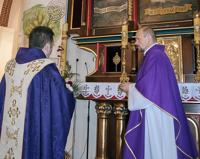 Relikwie s. Faustyny w Złocieńcu