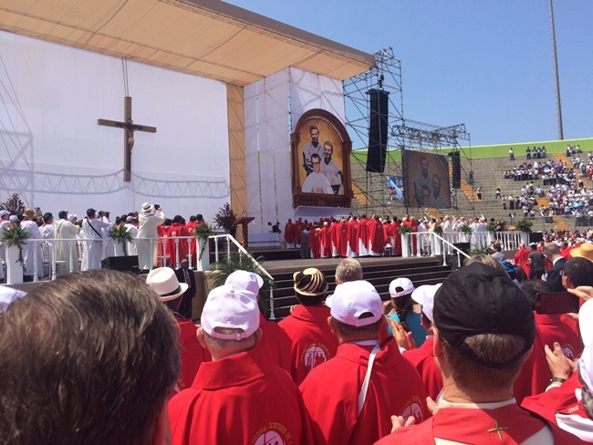 Beatyfikacja franciszkanów - zdjęcia z Peru