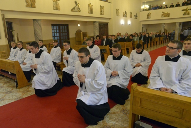 Poświęcenie sutann w radomskim seminarium