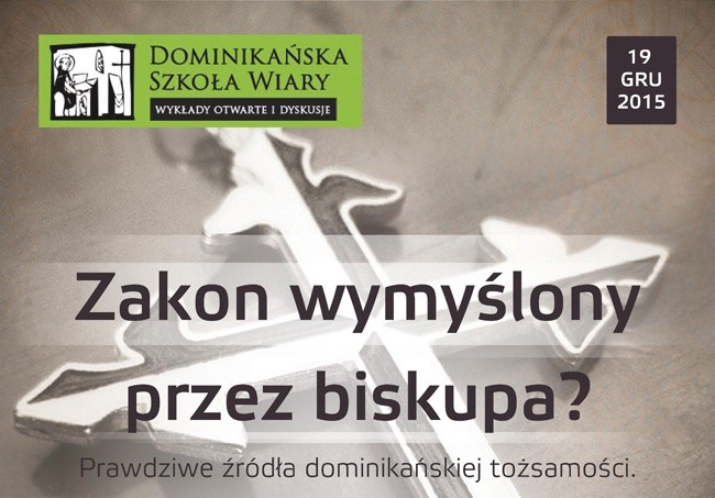 O początkach zakonu i wiernym psie Pańskim