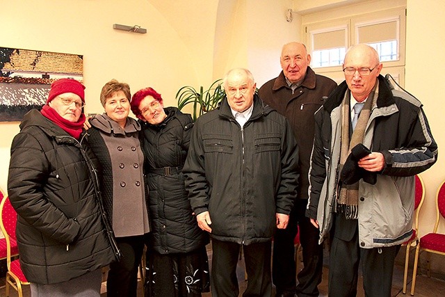  Podopieczni Domu Pomocy Społecznej z Nowego Miszewa na spotkaniu w opactwie pobenedyktyńskim w Płocku