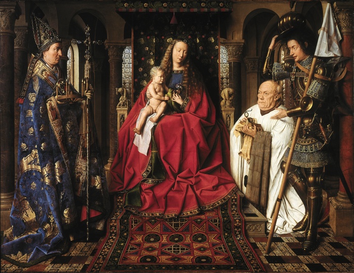  Madonna kanonika van der Paele, 1436 Groeningemuseum, Brugia Jan van Eyck (1390–1441)