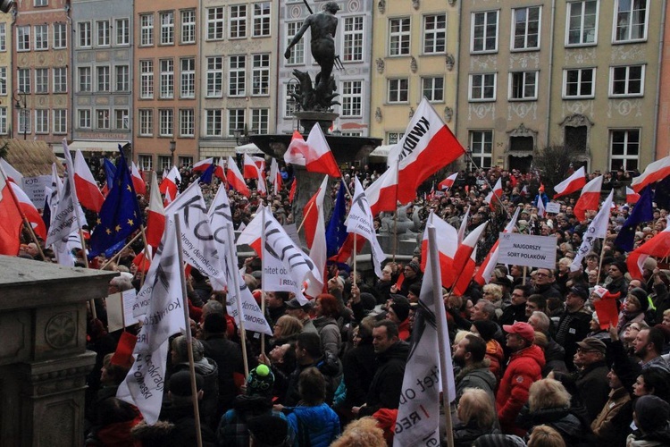 Manifestacja KOD w Gdańsku