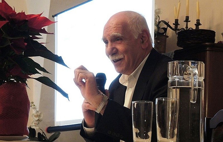 Syryjczyk, prof. Michael Abdalla w Dzięgielowie