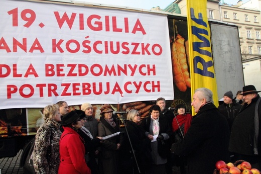19. Wigilia dla potrzebujących na Rynku Głównym
