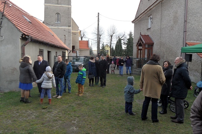 Żywa szopka, ognisko i gorący barszcz