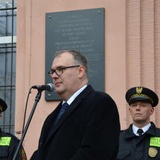 Odsłonięcie tablicy upamiętniającej ofiary TG