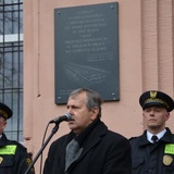 Odsłonięcie tablicy upamiętniającej ofiary TG