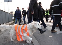 Protest mieszkańców Górki Narodowej