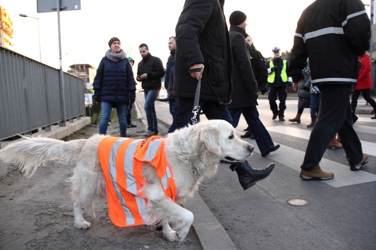 Protest mieszkańców Górki Narodowej