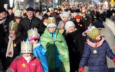Orszak Trzech Króli w Łowiczu w 2015 roku