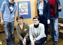  Na spotkaniu z mieszkańcami podróżnicy opowiedzieli o swojej wyprawie po Europie