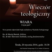 XII Wieczór Teologiczny, Katowice, 20 stycznia