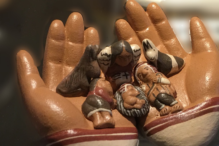 Miniaturowe szopki Jerzego Knapika
