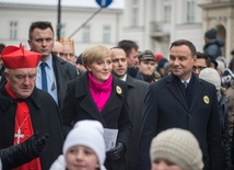 Prezydent Duda wziął udział w orszaku