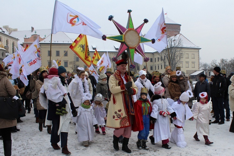 Krakowski Orszak Trzech Króli 2016 - człon europejski