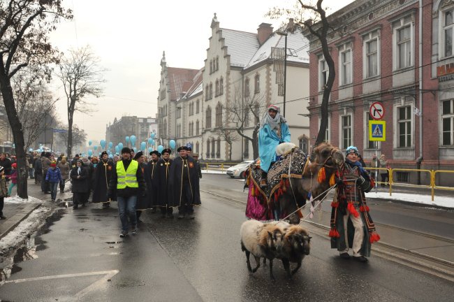 Orszak Trzech Króli 2016 w Zabrzu