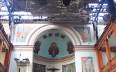 Braniewo - po pożarze kościoła pw. św. Antoniego