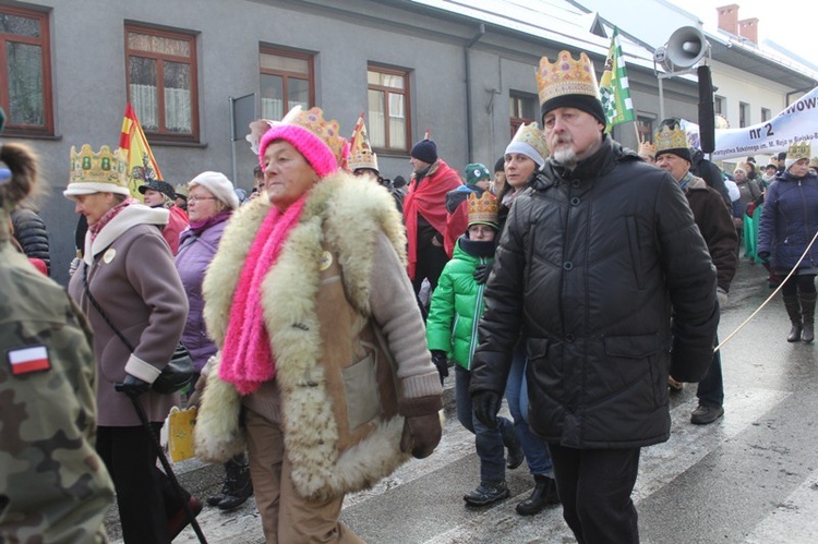 Orszak Trzech Króli w Bielsku-Białej - na trasie AD 2016