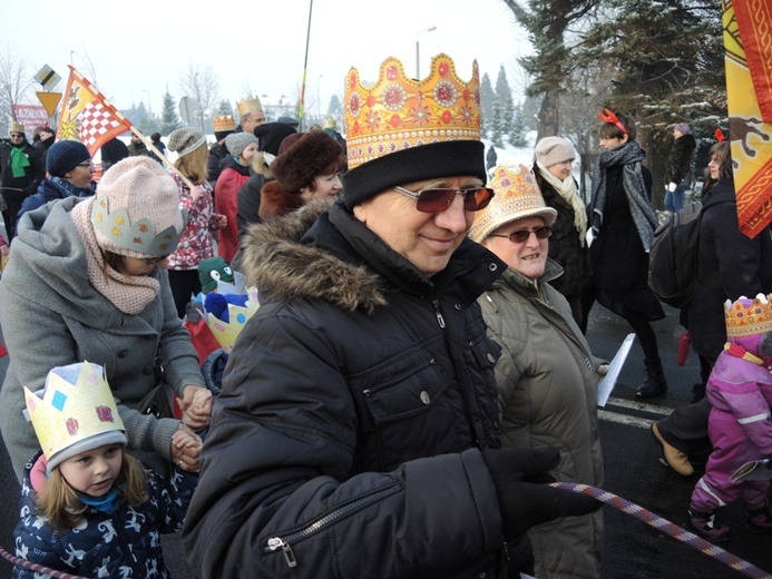 Orszak Trzech Króli w Bielsku-Białej - na trasie AD 2016