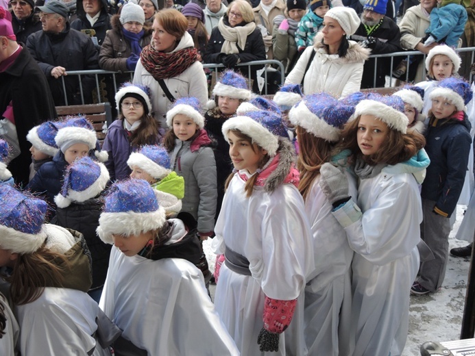 Orszak Trzech Króli w Bielsku-Białej AD 2016 - u celu, na rynku