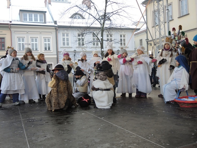 Orszak Trzech Króli w Bielsku-Białej AD 2016 - u celu, na rynku