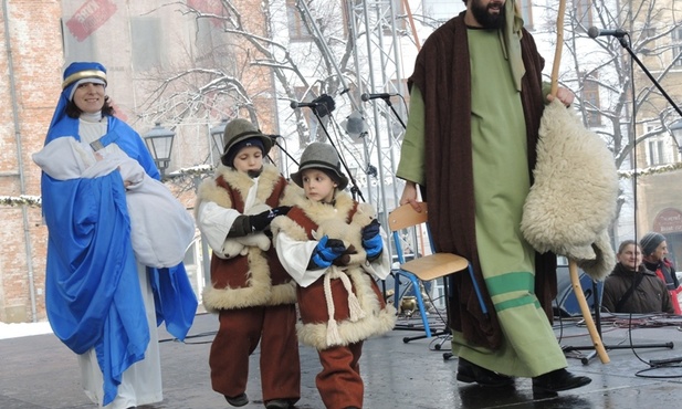 Rodzina Ani i Andrzeja Sawickich - w tym roku w roli Świętej Rodziny