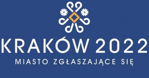 Logo Krakowa jako miasta ubiegającego się o organizację ZIO w 2022 roku
