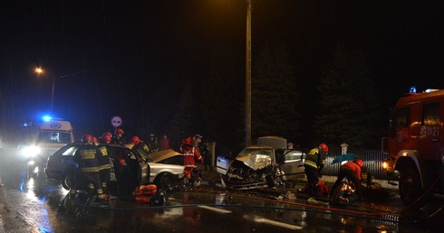 Wypadek w Ludźmierzu