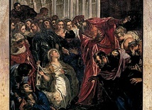 Jacopo Comin, zwany Tintoretto  „Cud św. Agnieszki”  olej na płótnie, ok. 1577  kościół Madonna dell’Orto  Wenecja