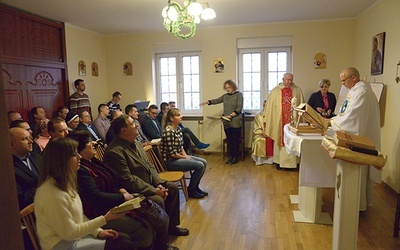  Msza św. w kaplicy Diecezjalnego Studium Organistowskiego