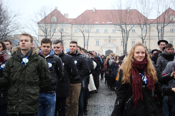 Polonez maturzystów w Łowiczu