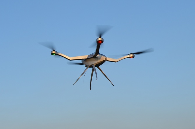 Dron "Ogar" w akcji