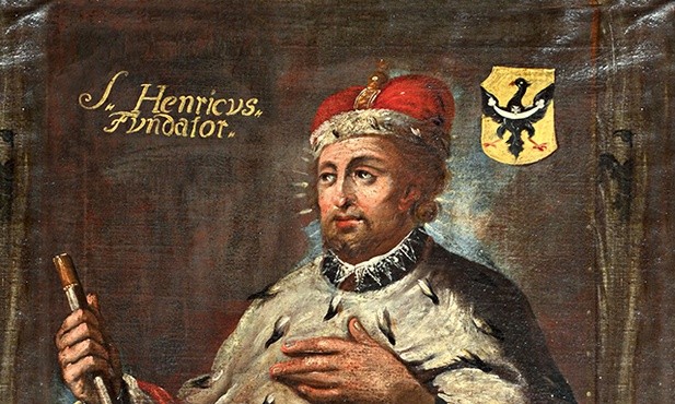 Portret księcia śląskiego Henryka Pobożnego, który zginął w bitwie z Tatarami pod Legnicą. Prof. Nowak opisując ją podkreśla, że była pierwszym na naszych ziemiach starciem w obronie chrześcijaństwa w Europie