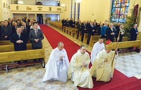  Noworoczne spotkanie rozpoczęła Msza św. w seminaryjnej kaplicy w Radomiu