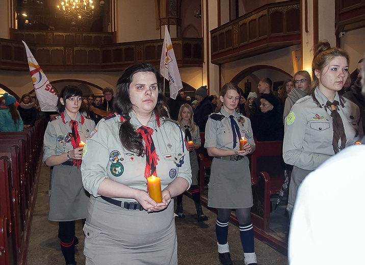 Symbole ŚDM w Szczecinku