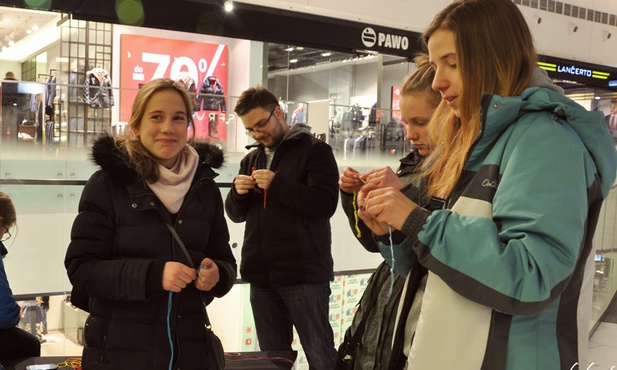 Flash mob z zaproszeniem na ŚDM