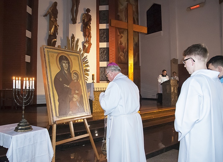 Symbole ŚDM w Białogardzie