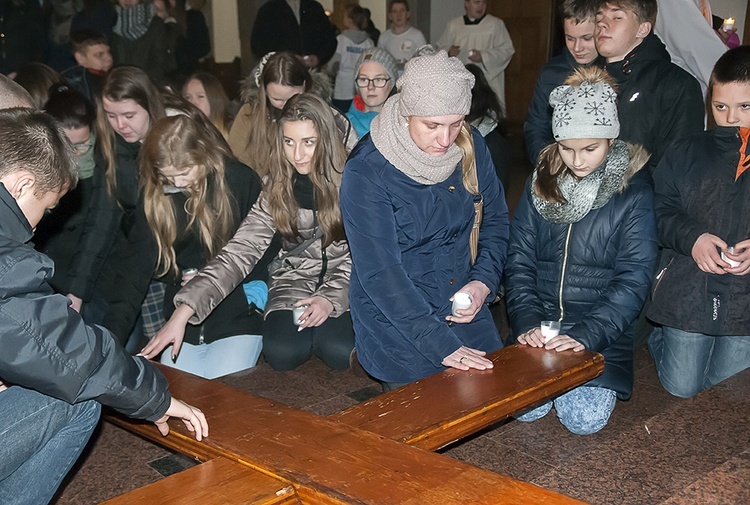 Symbole ŚDM w Białogardzie