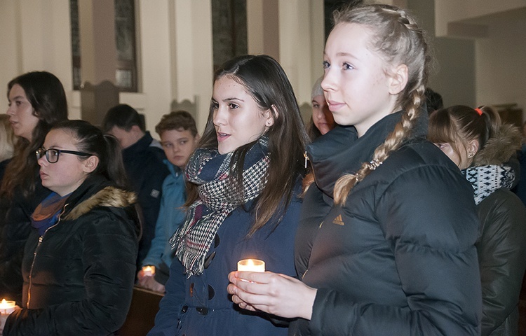 Symbole ŚDM w Białogardzie