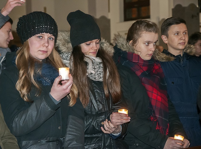 Symbole ŚDM w Białogardzie