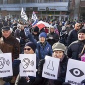 Manifestacja KOD 23.01.2016 r. w Łodzi
